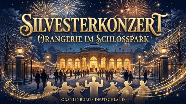 Silvesterkonzert Orangerie Oranienburg 2026: Jahreswechsel im Schlosspark