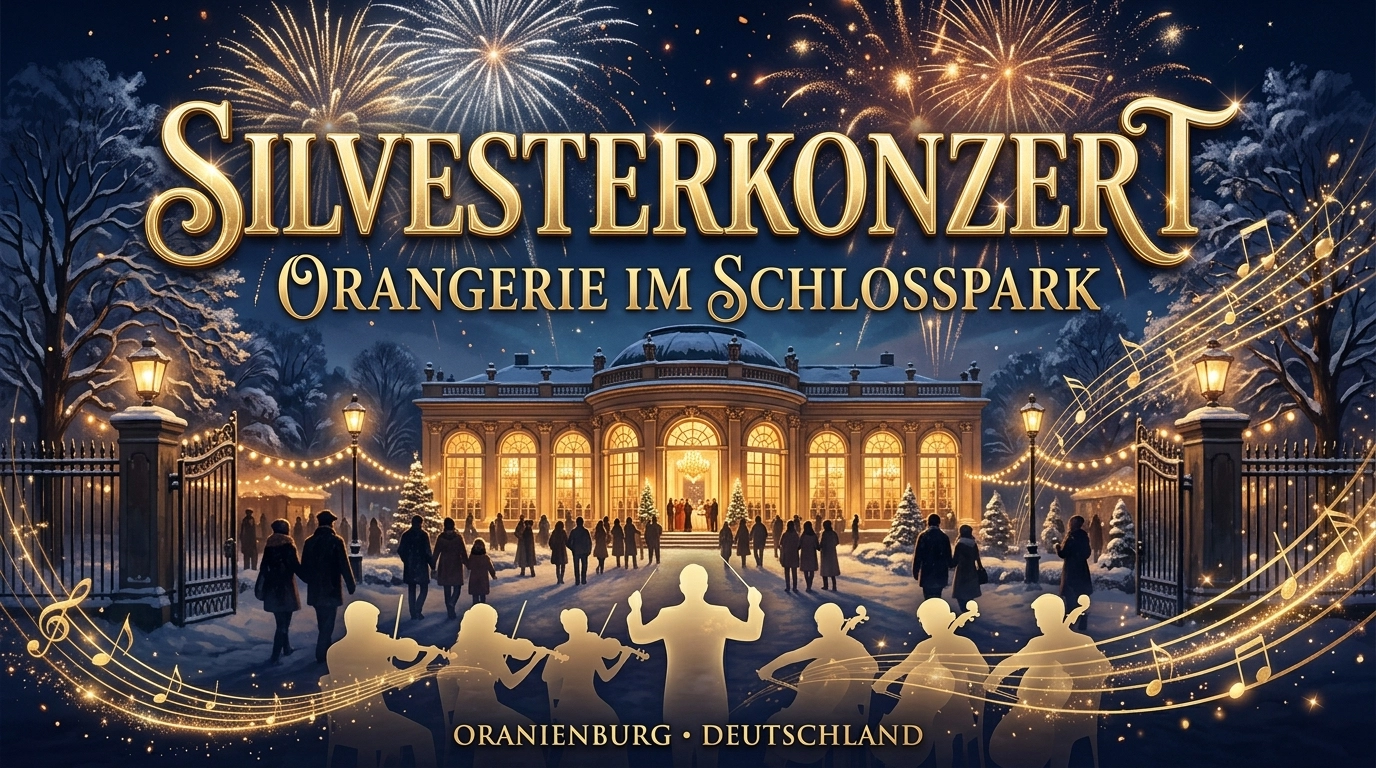 Silvesterkonzert Orangerie Oranienburg 2026: Jahreswechsel im Schlosspark