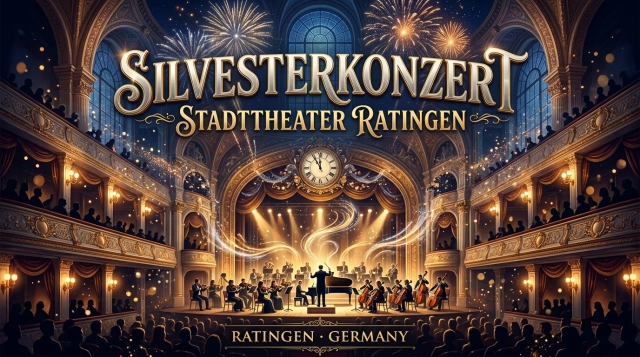 Silvester-Gala Stadttheater Ratingen 2026 – Rockshow & Sandmalerei