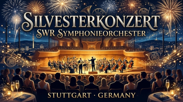 Silvesterkonzert 2026/2027 Stuttgart – SWR Symphonieorchester in der Liederhalle