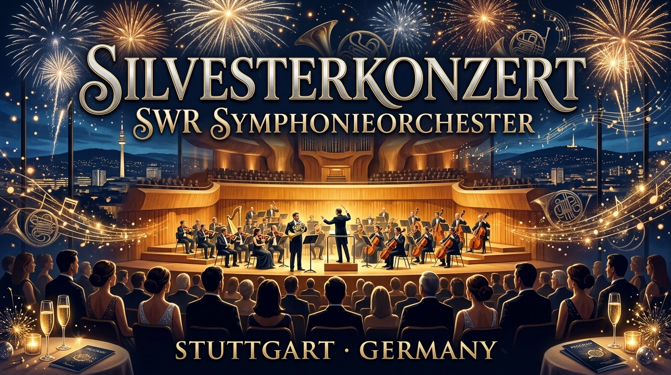 Silvesterkonzert 2026/2027 Stuttgart – SWR Symphonieorchester in der Liederhalle