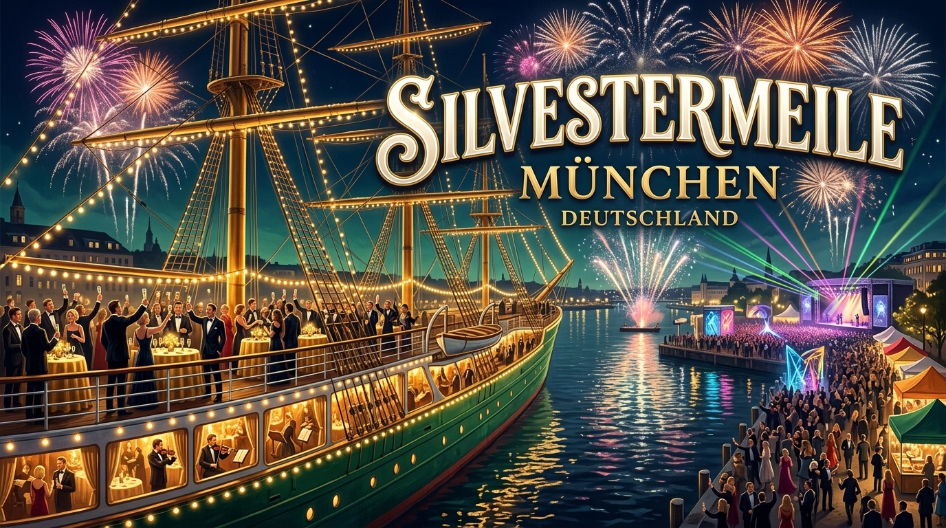 Silvestermeile München 2026 – Licht, Musik & Party auf der Ludwigstraße