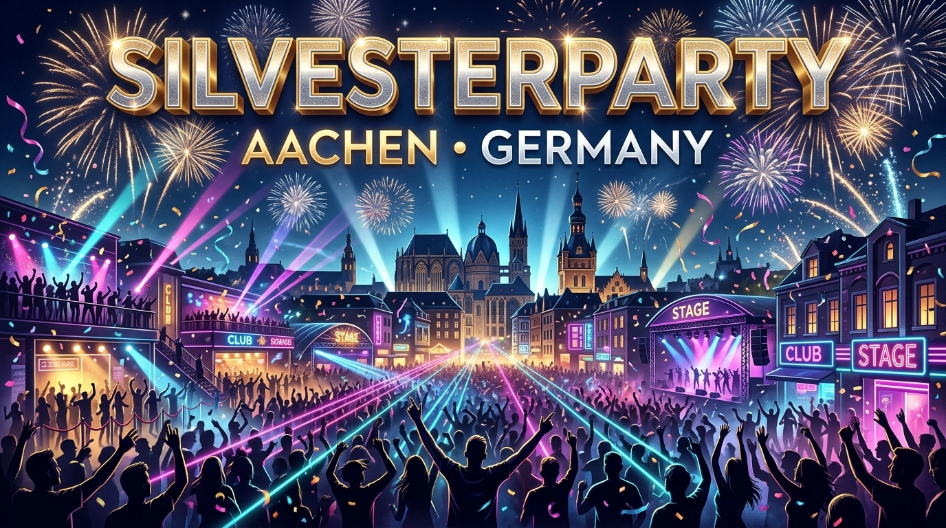 Silvesterparty Aachen 2026/2027 – Clubs, Dinner & Programme