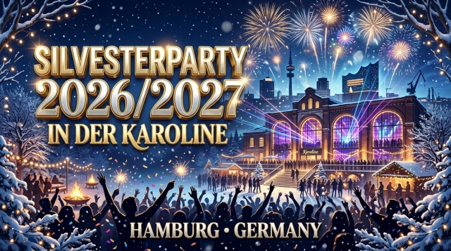 Silvesterparty 2026/2027 in der Karoline Hamburg – All Inclusive auf 5 Floors
