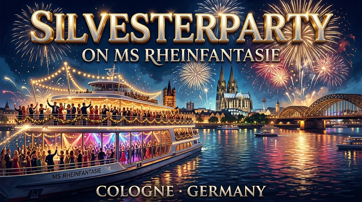 Silvesterparty MS RheinFantasie 2026/2027 – Partyfahrt auf dem Rhein in Köln