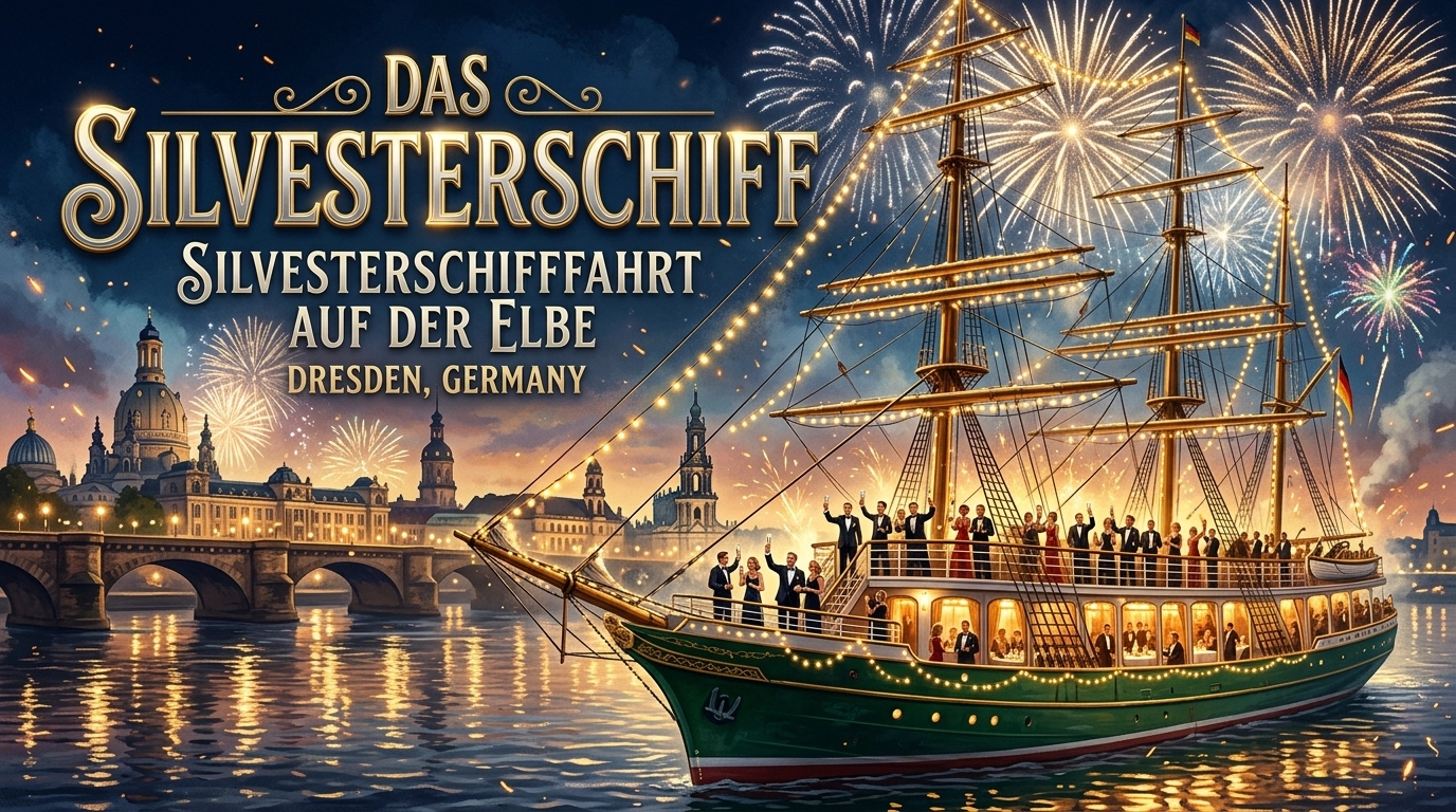 Silvesterschiff auf der Elbe 2026 – Gala-Abend in Dresden