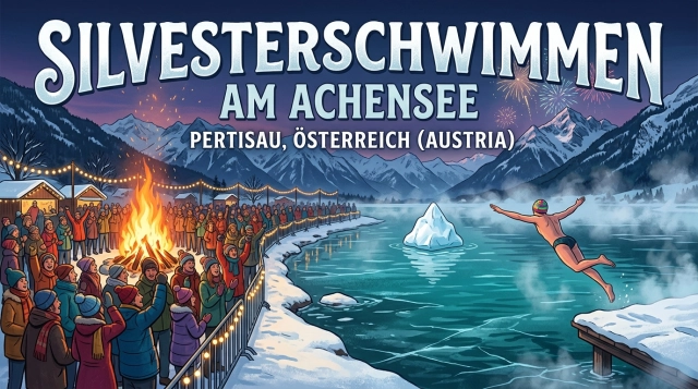 Silvesterschwimmen am Achensee 2026 /2027 – Eisbaden in Pertisau
