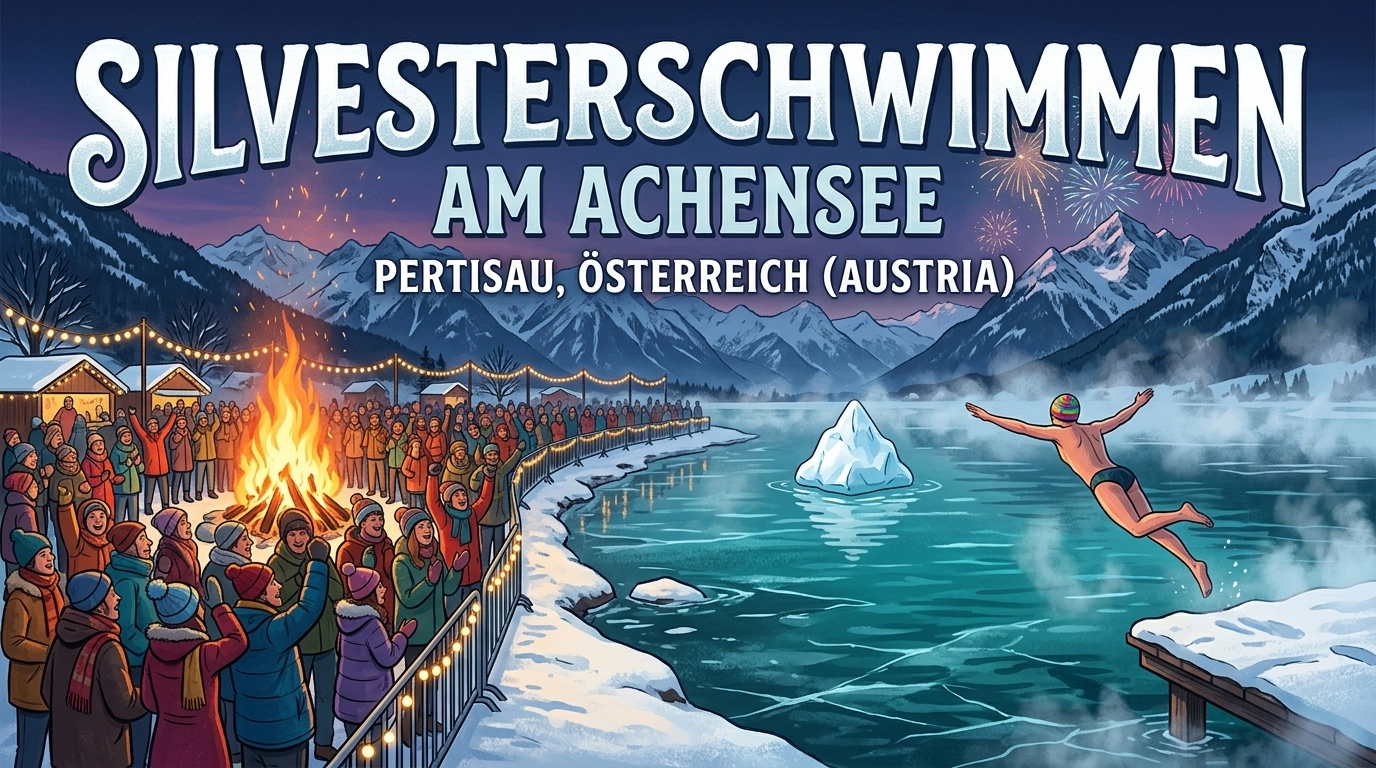 Silvesterschwimmen am Achensee 2026 /2027 – Eisbaden in Pertisau