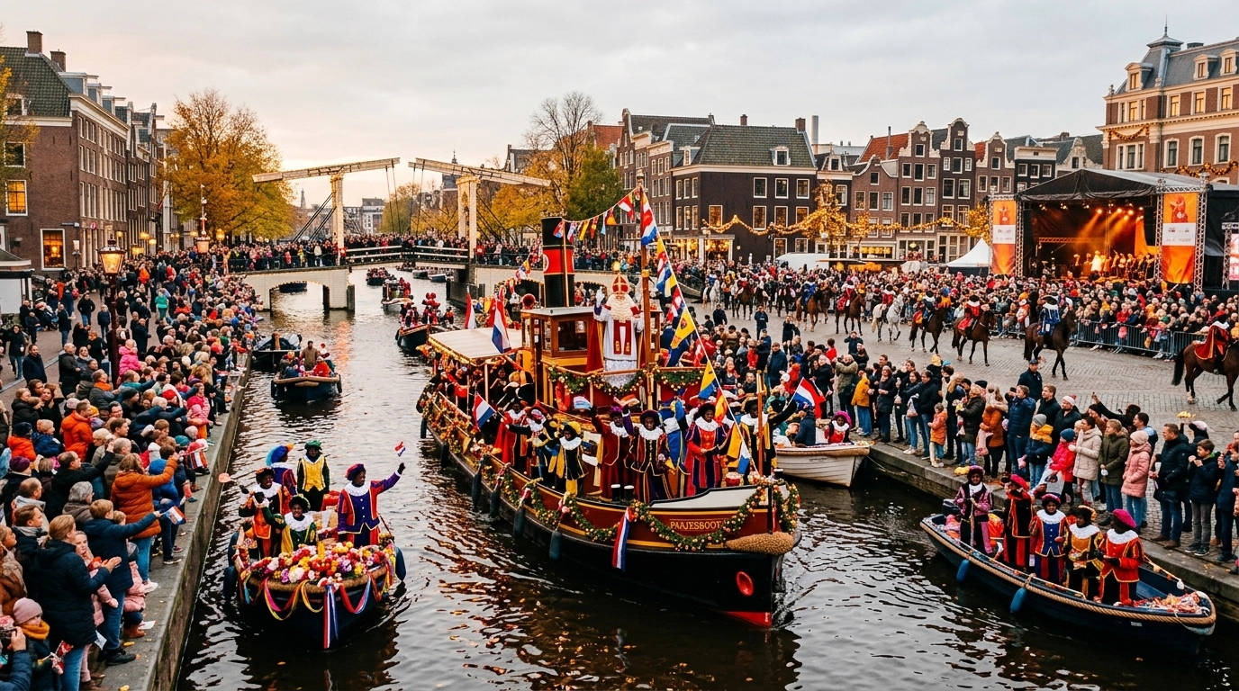 Sinterklaas Einzug 2026 in Amsterdam: Termin, Route und Programm