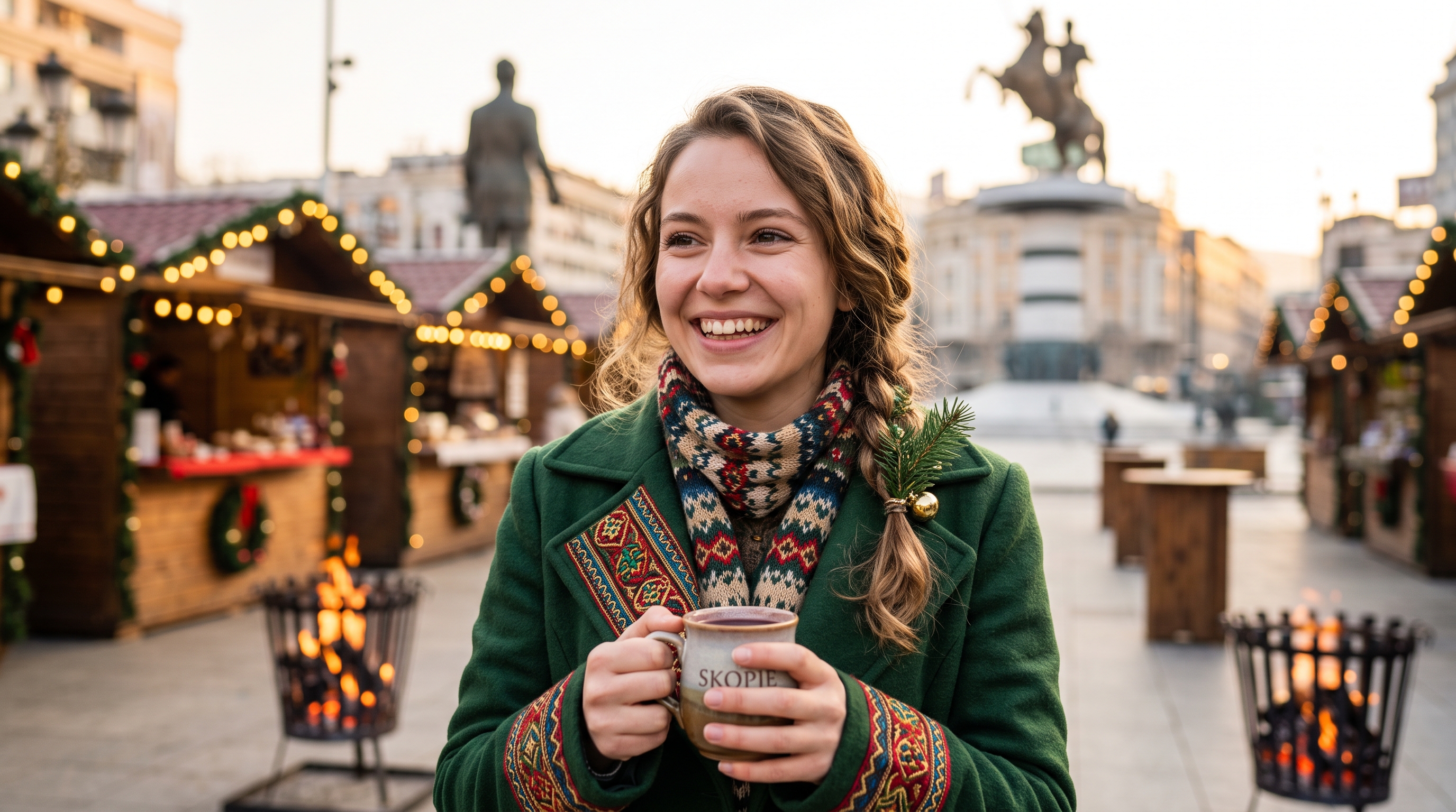 Skopje Weihnachtsmarkt 2026 – Programm, Termine & Tipps für den Makedonien-Platz