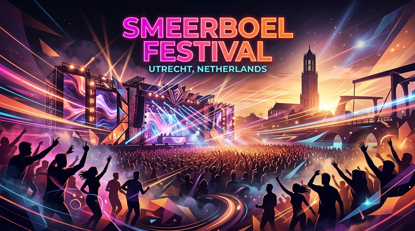 Smeerboel Festival 2027 in Utrecht (Niederlande) – Electronic Festival am See