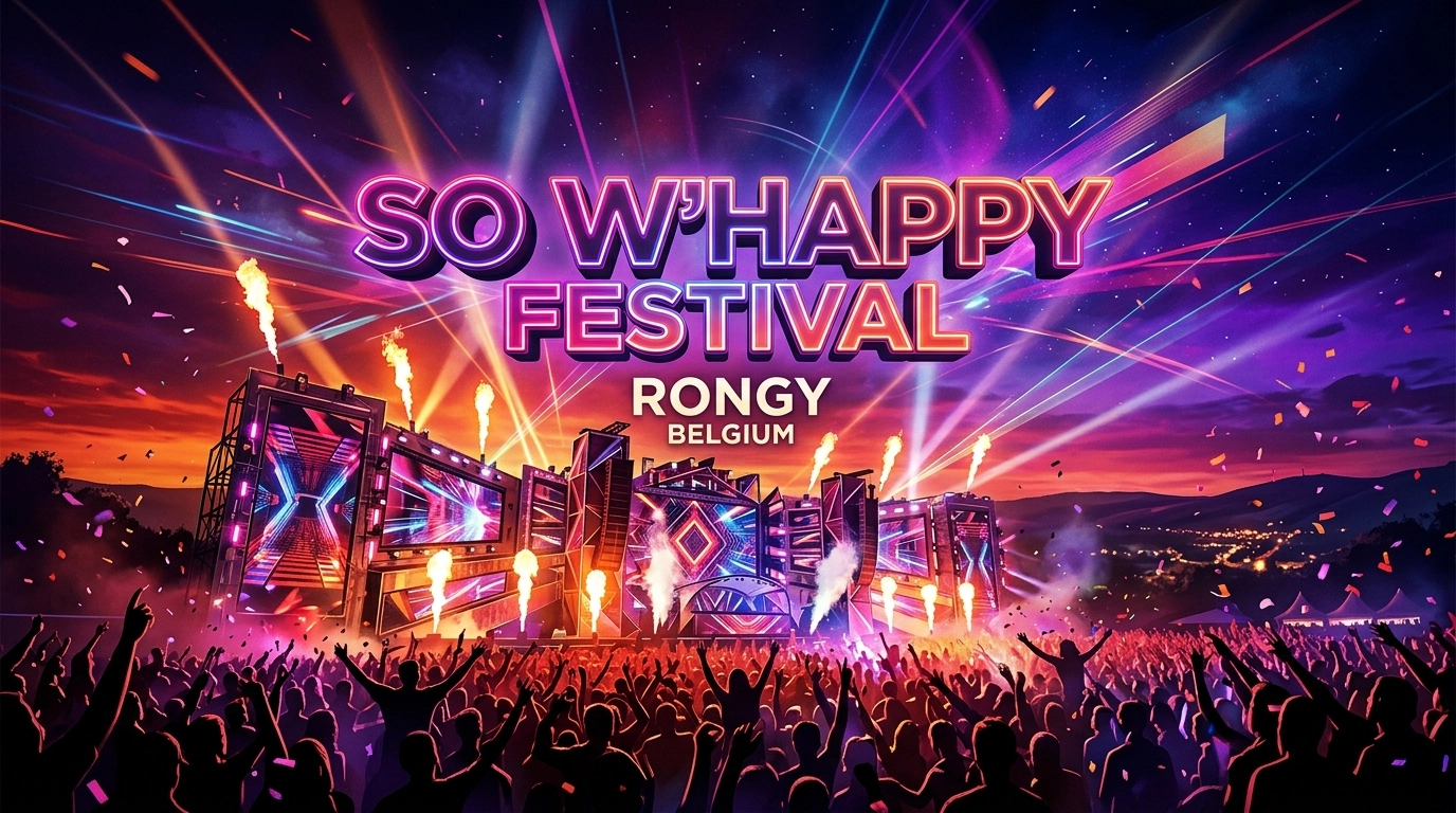 So W'Happy Festival 2027 in Rongy (Belgien) – Termine, Line-up & Tipps