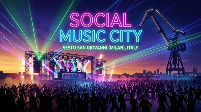 Social Music City 2027: Open Air Techno Festival in Milan