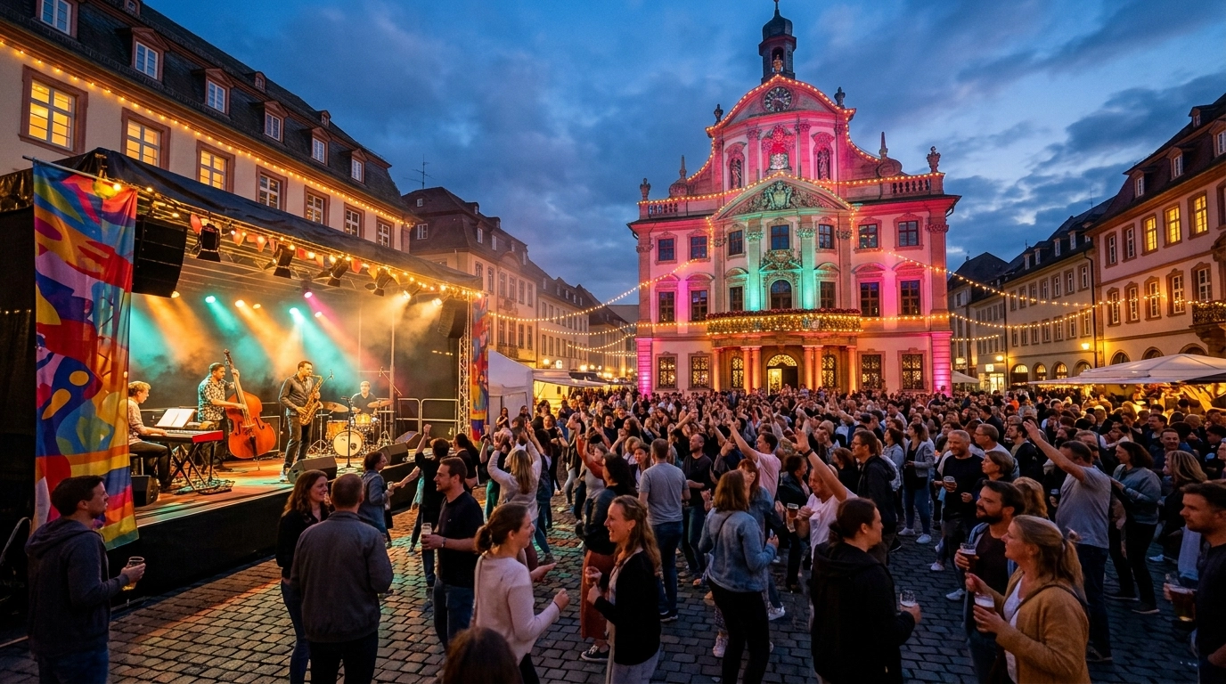 Sparda Bank Blues und Jazzfestival Bamberg 2027: Freier Eintritt auf dem Maxplatz