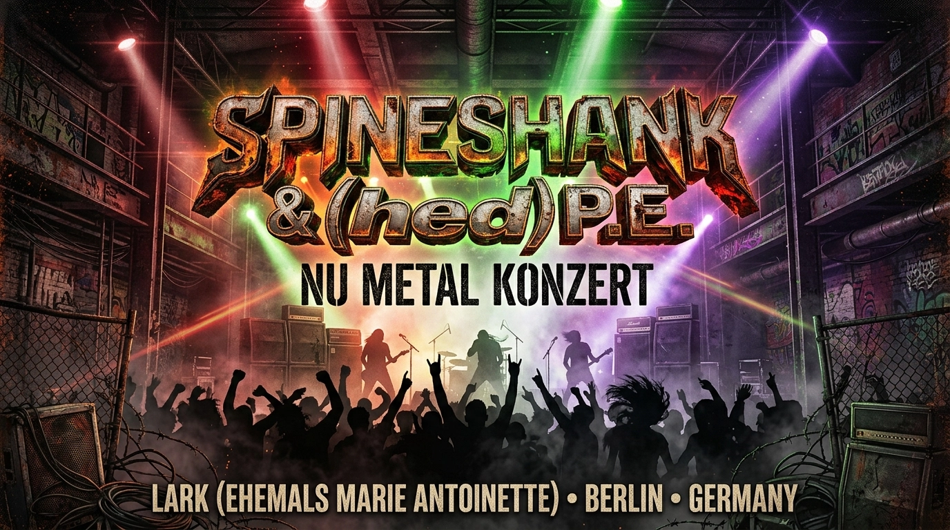 Spineshank & (Hed) P.E. 2026 – Nu Metal Konzert in Berlin