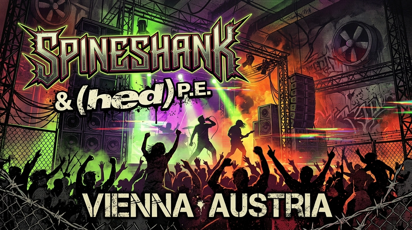 Spineshank + (HED) P.E. 2026: Nu Metal Konzert in der Szene Wien