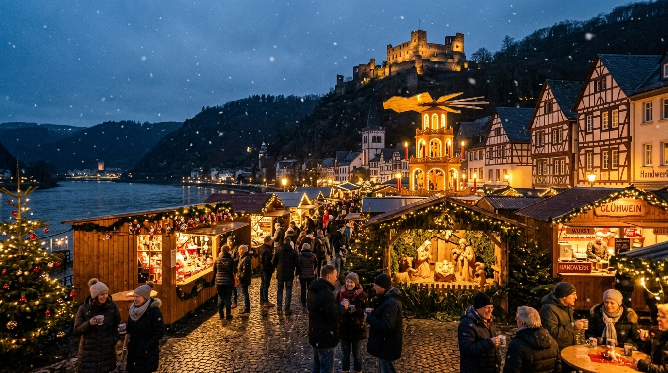 Weihnachtsmarkt St. Goar 2026 in Sankt Goar (Deutschland) – Termine, Programm & Tipps