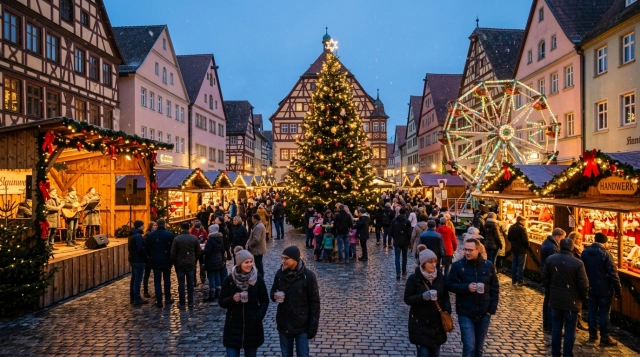St. Ingberter Weihnachtsmarkt 2026: Weihnachtsdorf auf dem Marktplatz