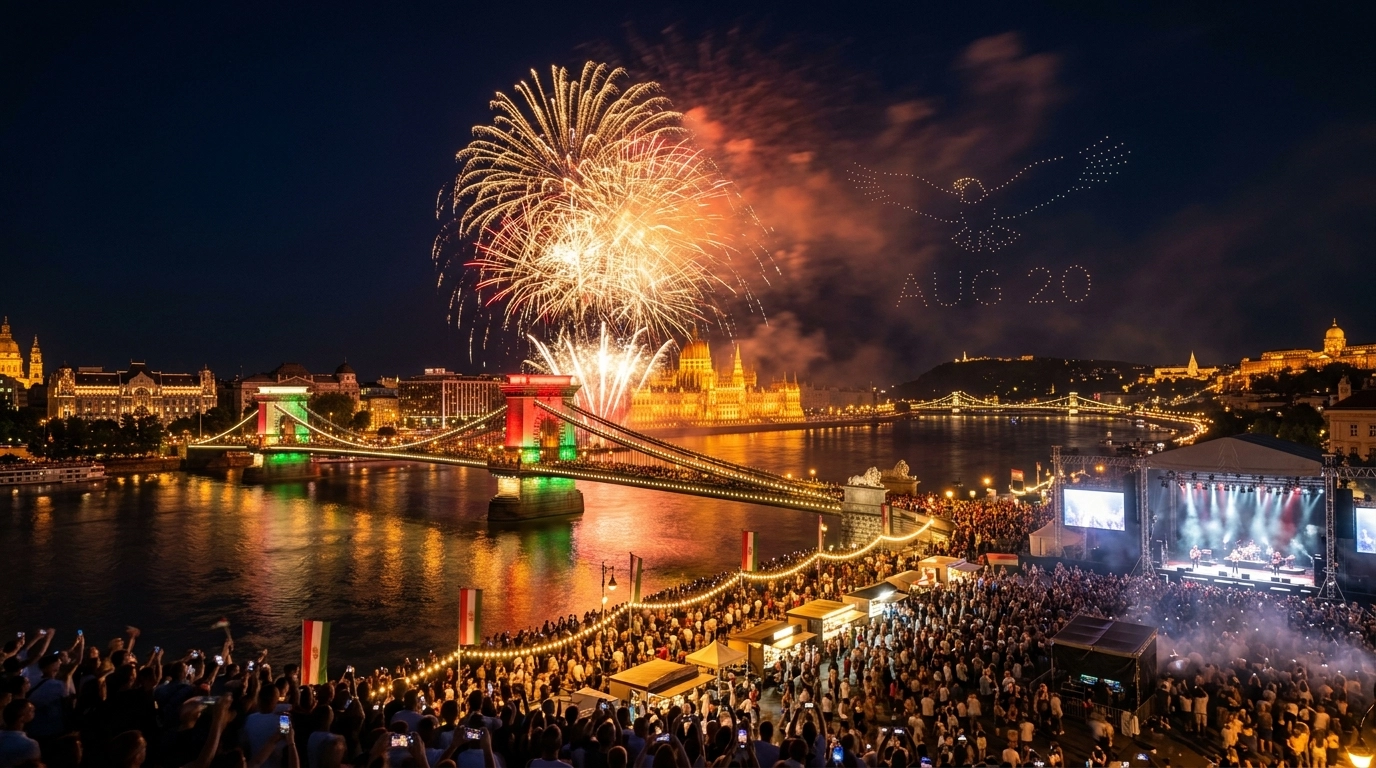 St. István Tag 2027: Nationalfeiertag und Feuerwerk in Budapest