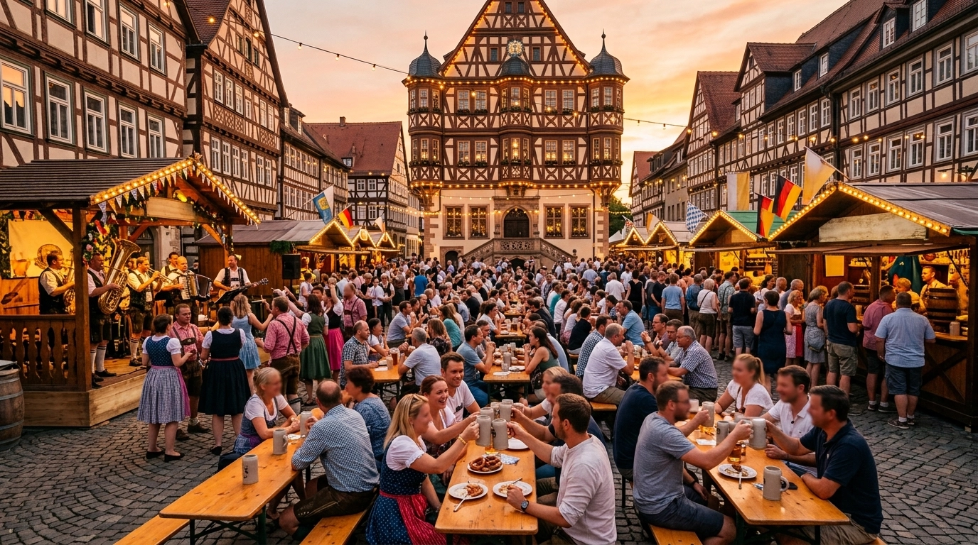 Bierbrauerfest Bad Staffelstein 2026 – Fränkisches Bierfest auf dem Marktplatz