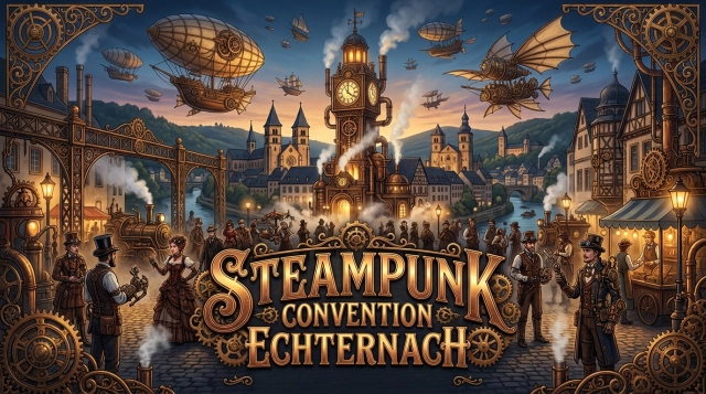 Steampunk Convention Echternach 2027 – Retro-Futuristisches Festival in Luxemburg
