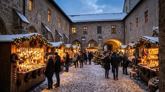Sternadvent mit Wintermarkt Salzburg 2026: Der versteckte Adventmarkt in den Sternarkaden