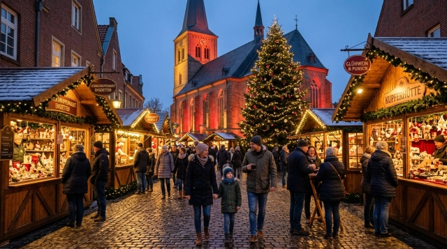 Sternschnuppenmarkt in Emsdetten (Deutschland) 2026: Termine, Programm und Weihnachtsmarkt