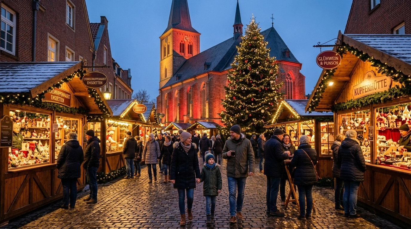 Sternschnuppenmarkt in Emsdetten (Deutschland) 2026: Termine, Programm und Weihnachtsmarkt