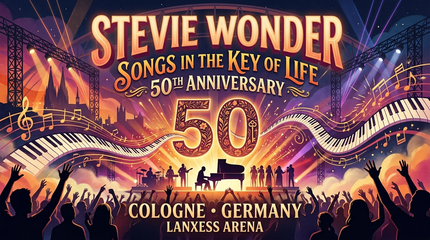 Stevie Wonder – Songs In The Key of Life 50th Anniversary 2026 in Köln