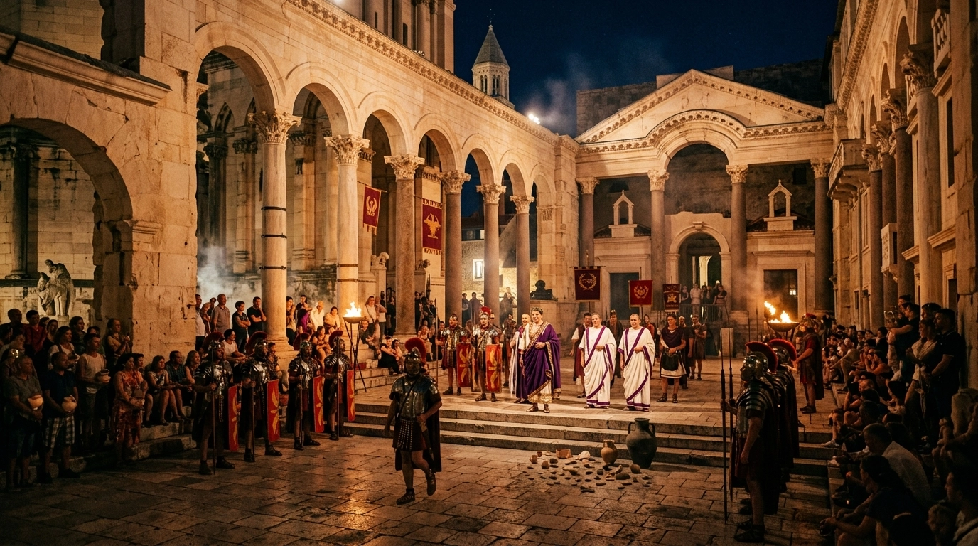 Stories of Diocletian 2027 in Split: Antikes Spektakel im Palast