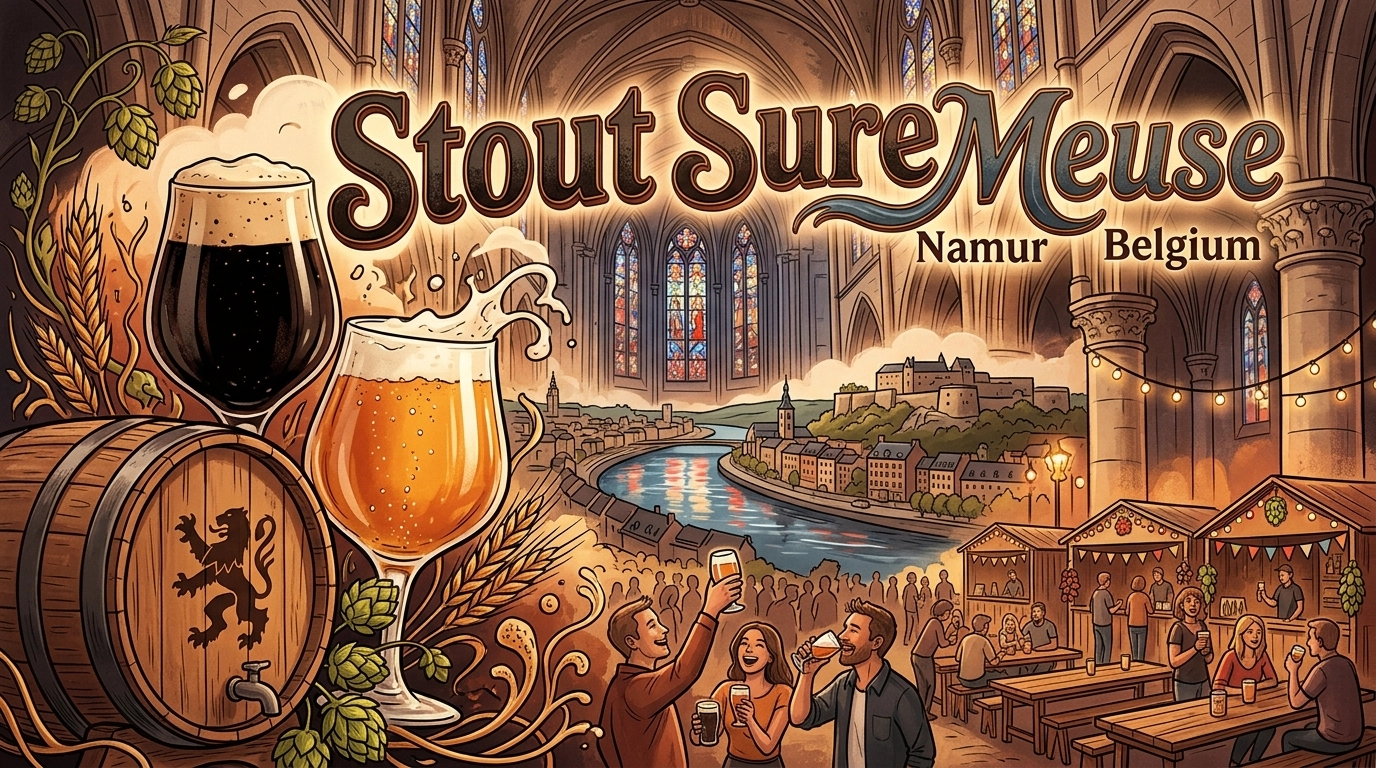 Stout Sure Meuse 2026 in Namur (Belgien) – Stouts, Sour Biere & Festival-Tipps