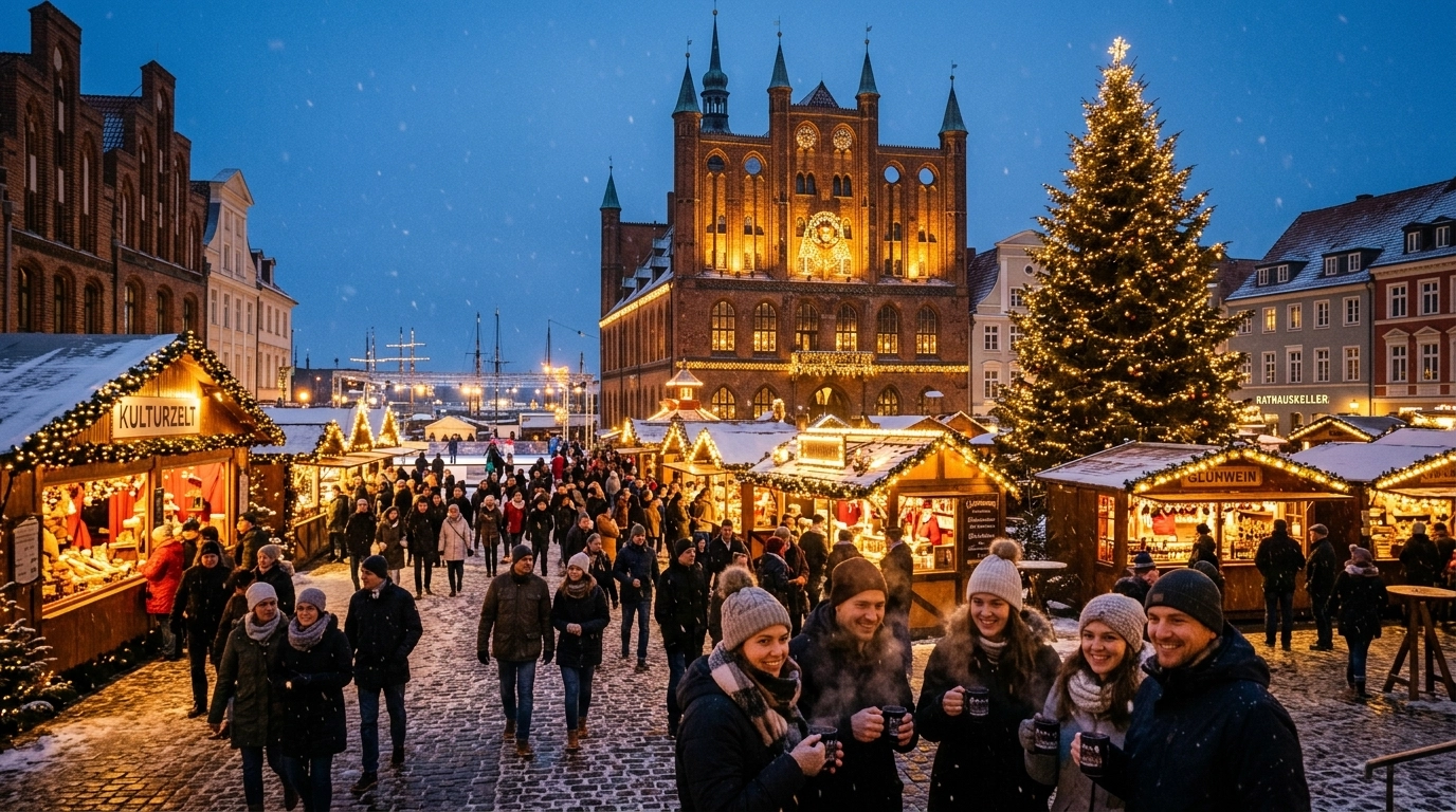 Stralsunder Weihnachtsmarkt 2026 – UNESCO-Welterbe Advent in Stralsund