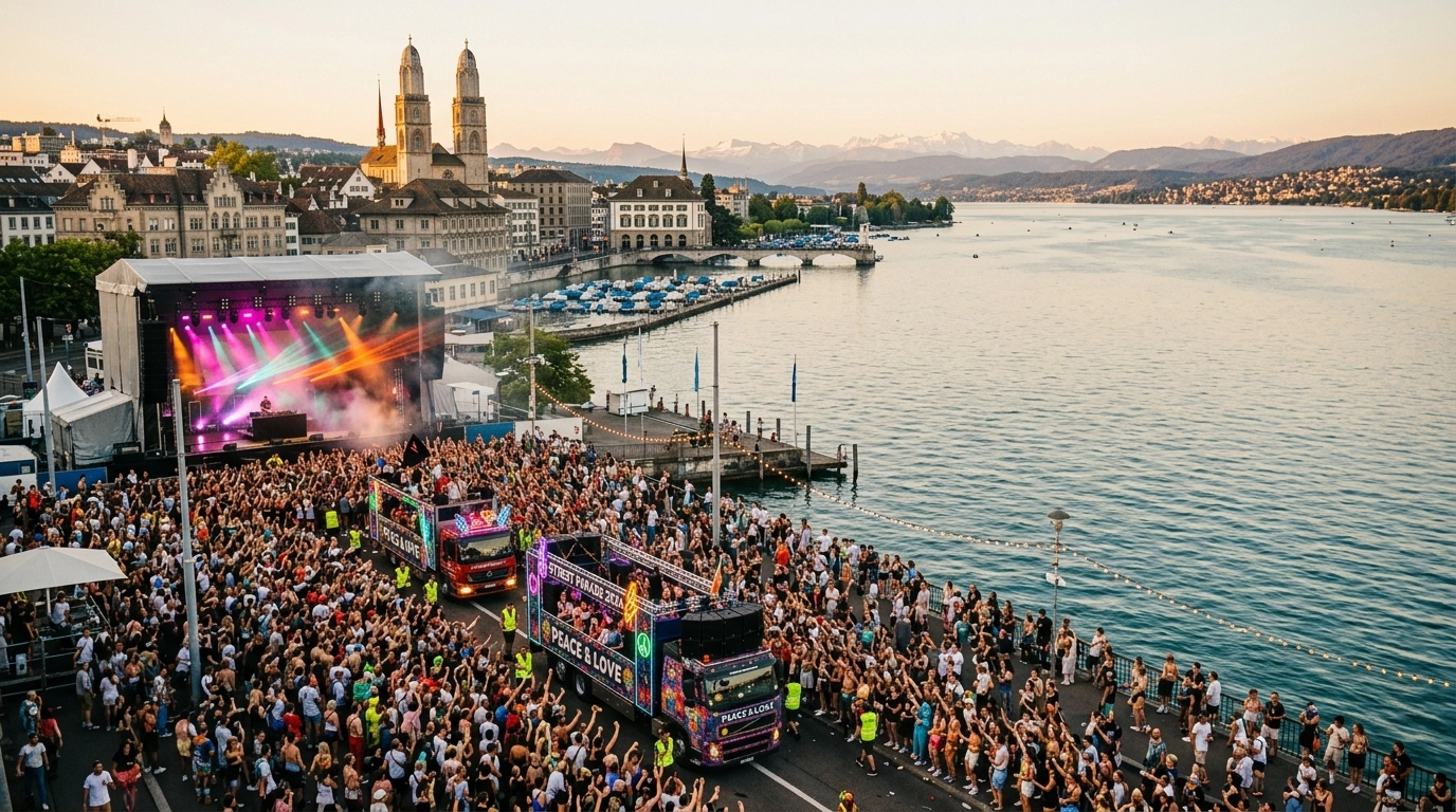 Street Parade Zürich 2027: Termine, Route und Tickets