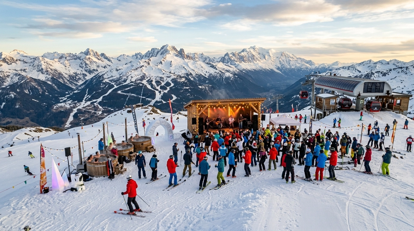 Subli'Cimes in La Plagne (Frankreich) 2027: Termine, Skipass und Fruehlingsfestival