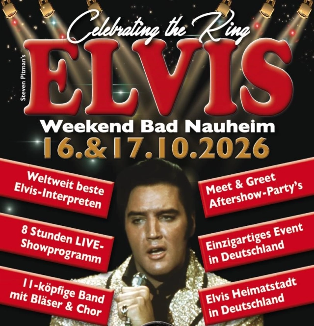 Steven Pitman's Elvis Weekend 2026 Bad Nauheim – Tribute Festival