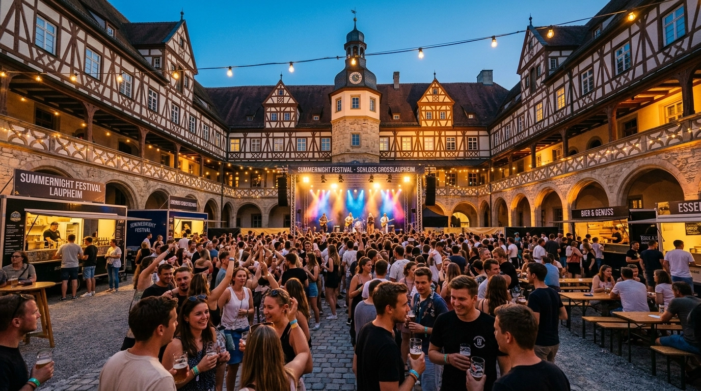 Summernight-Festival Laupheim 2027 – Open-Air Musik im Schlosshof