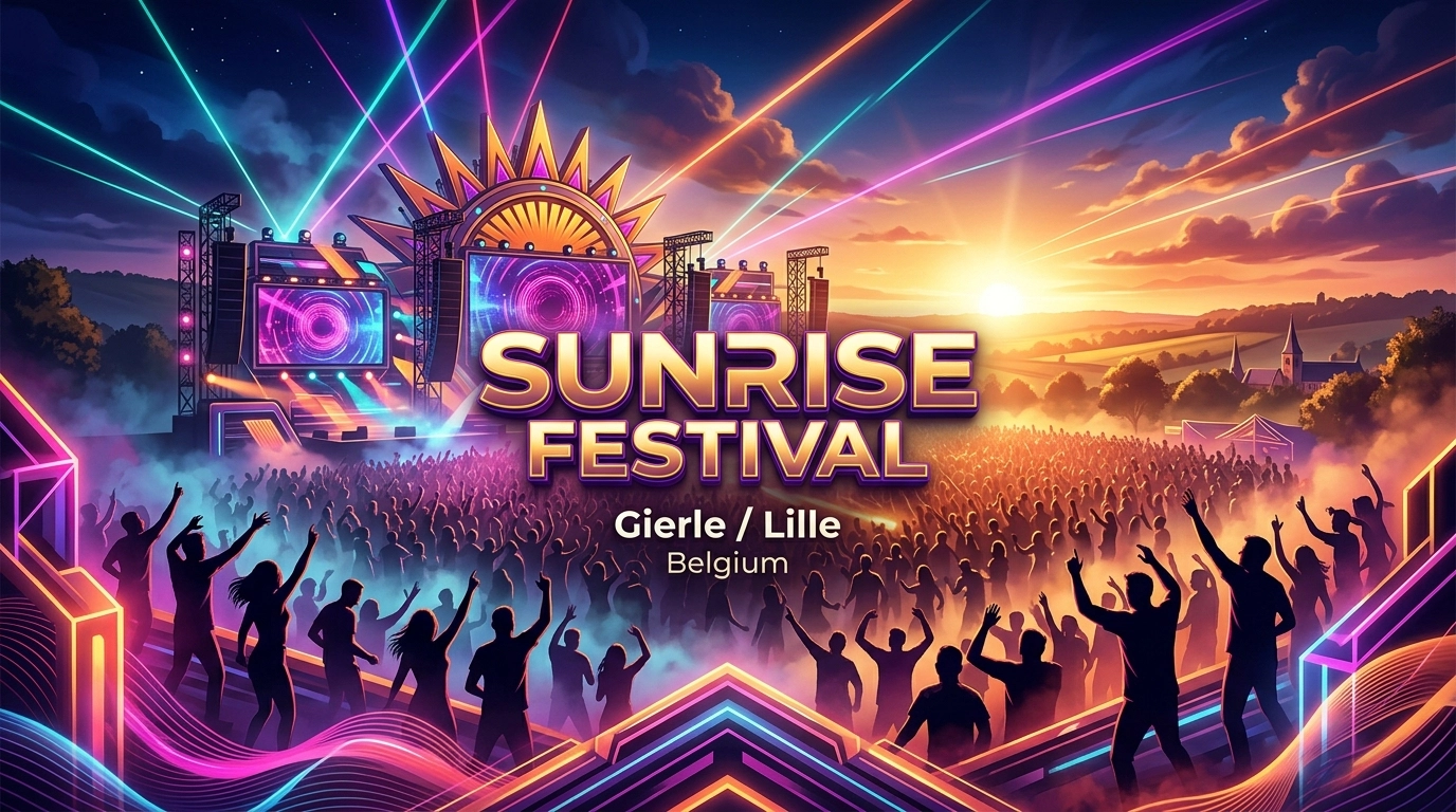 Sunrise Festival 2027 in Gierle (Belgien) – Hardstyle, House & Techno am See