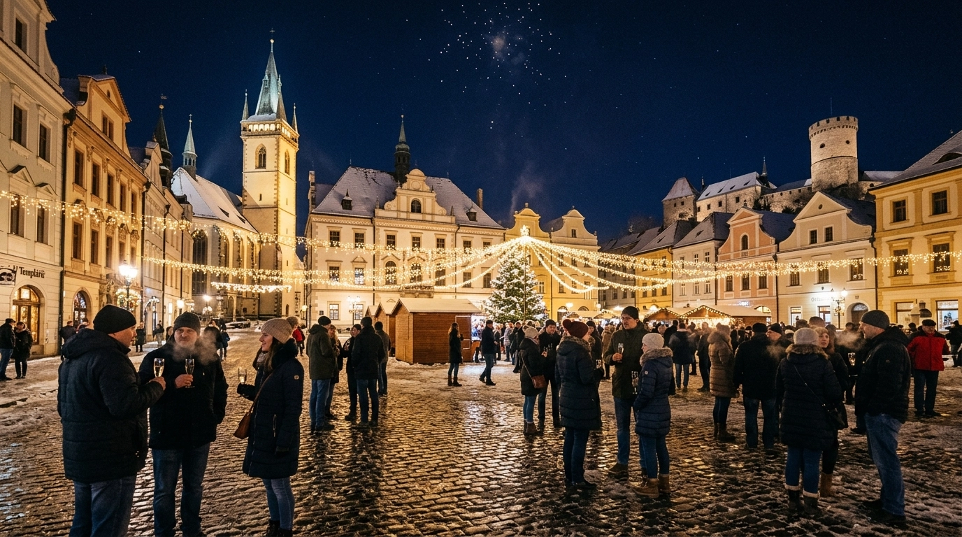 Silvester in Tabor (Tschechien) 2026/2027: Feiern, Programm und Tipps