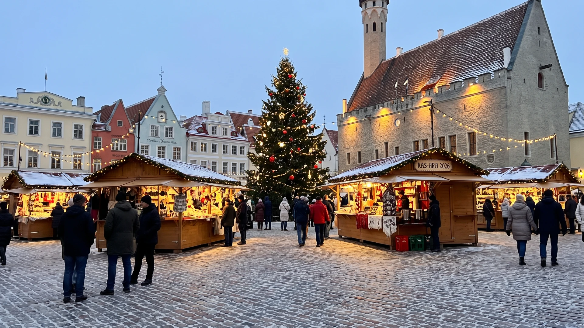 Tallinner Weihnachtsmarkt 2026 – Programm, Öffnungszeiten & Tipps