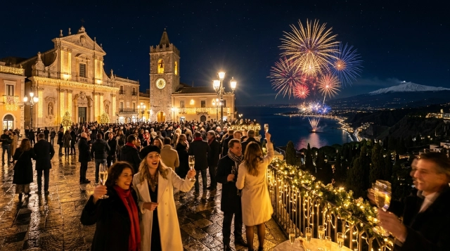 Silvester in Taormina (Italien) 2026/2027: Feiern, Programm und Feuerwerk