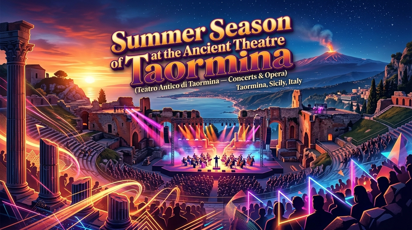 Teatro Antico di Taormina Sommer 2027: Konzerte und Oper im Antiken Theater
