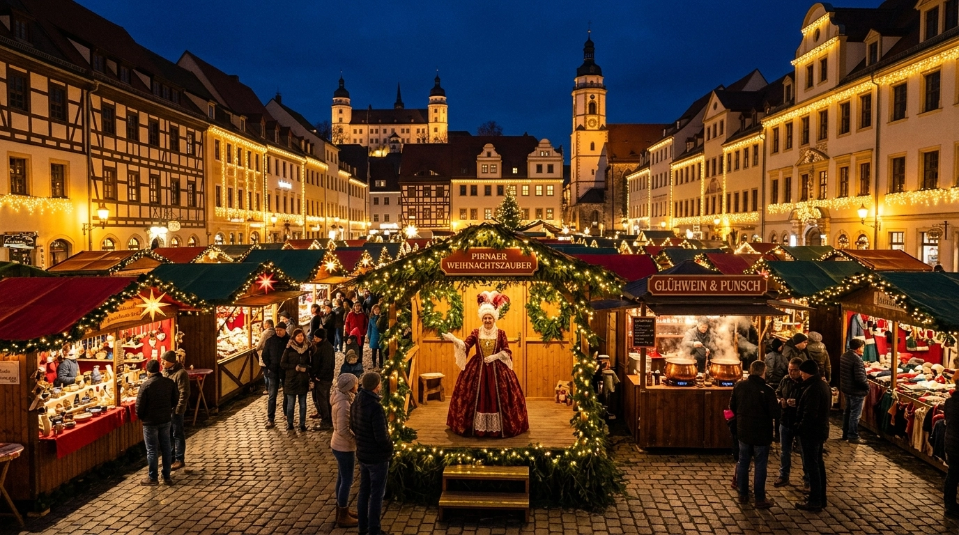 Teschenmarkt Hoyerswerda 2026 – Weihnachtsmarkt in der Altstadt Hoyerswerda, Sachsen