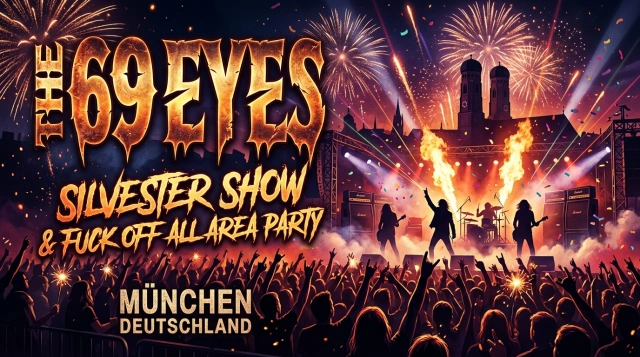 The 69 Eyes Silvester Show 2026 – Gothic New Year's Eve im Backstage München