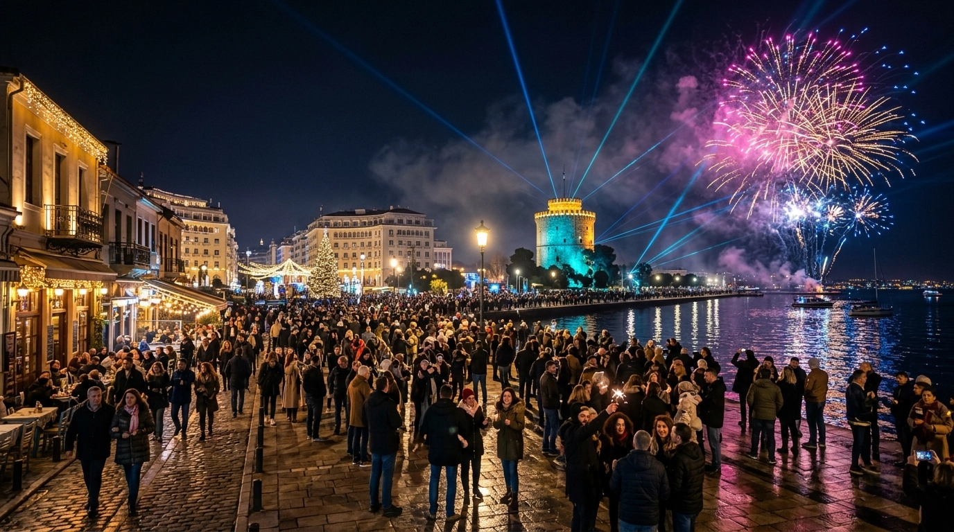 Silvester in Thessaloniki  2026/2027 – Feiern am Meer