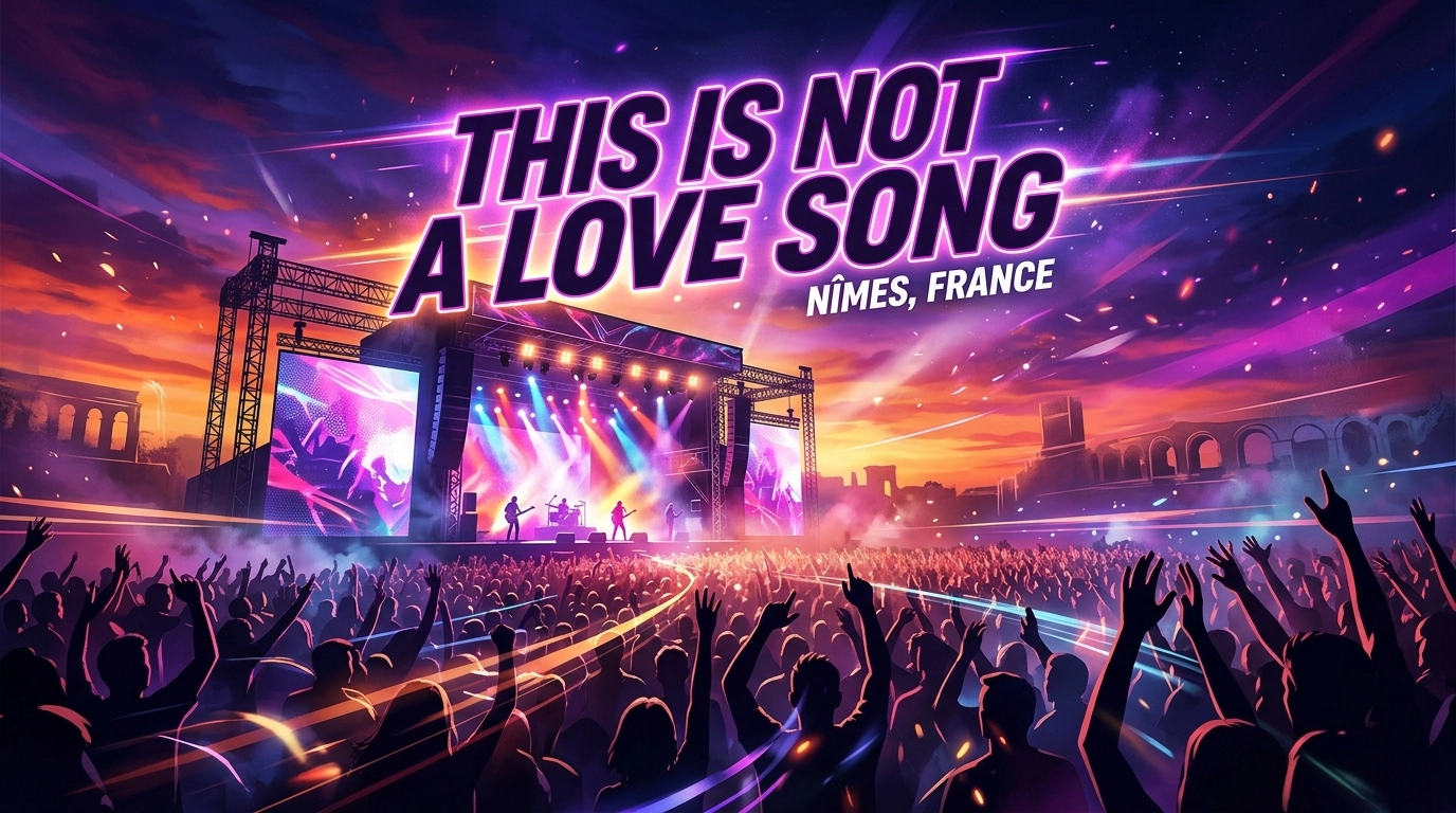 This Is Not A Love Song Festival 2027 in Nîmes
