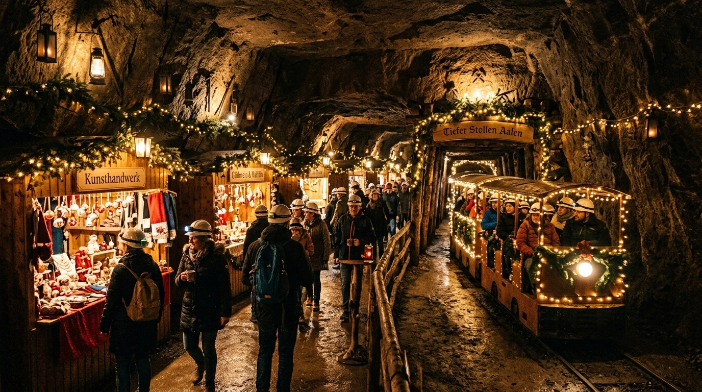 Weihnachtsmarkt Tiefer Stollen 2026 – Unter Tage in Aalen