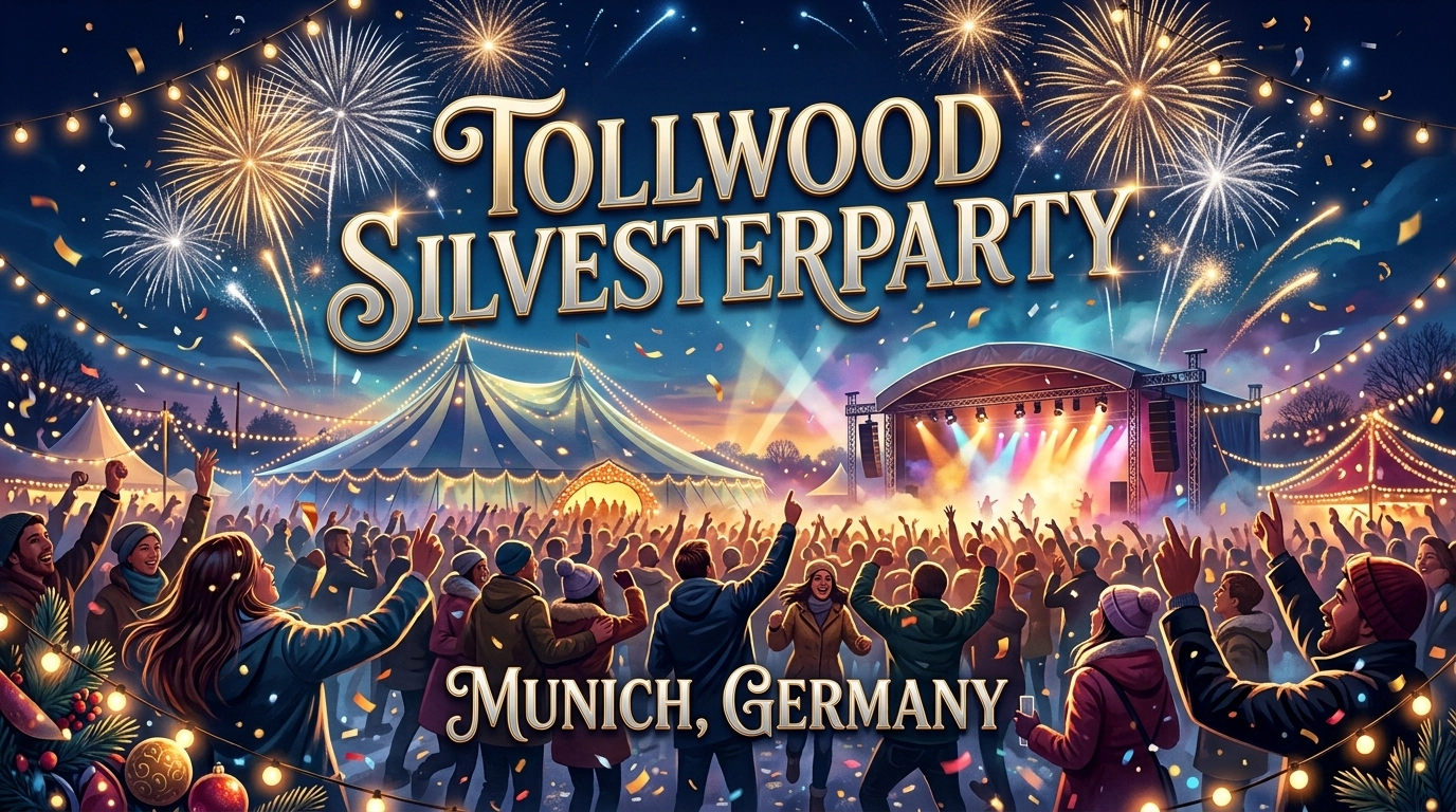 Tollwood Silvesterparty 2026 – Die große Silvesterparty in München