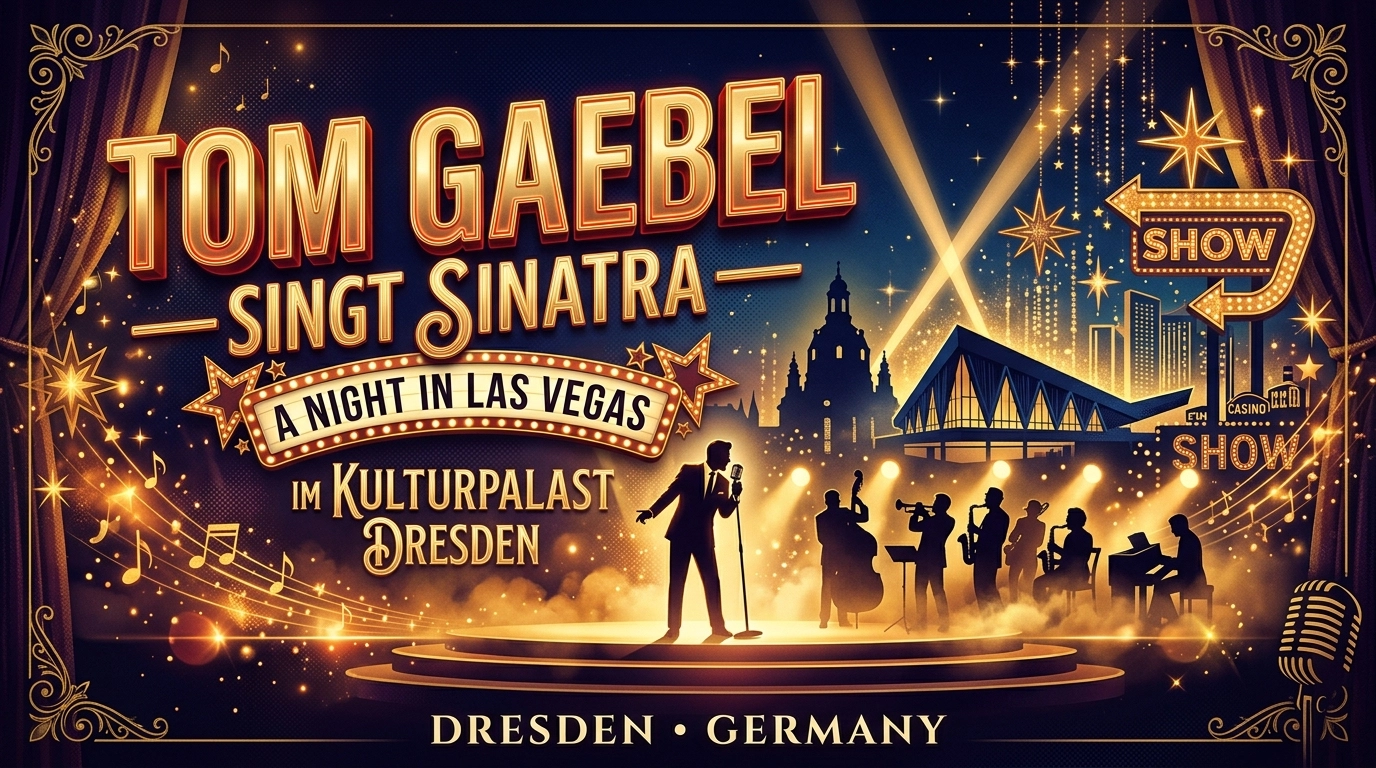 Tom Gaebel singt Sinatra 2027 – A Night In Las Vegas im Kulturpalast Dresden