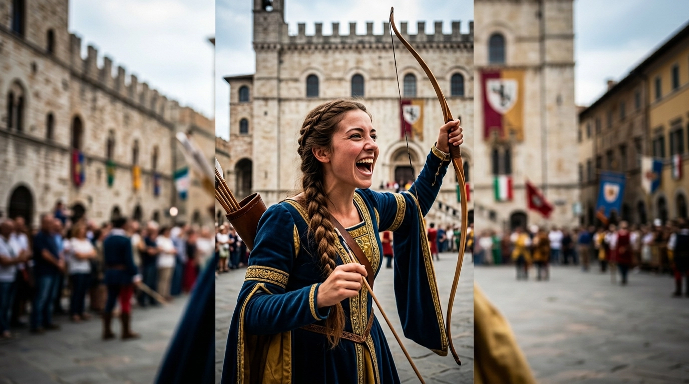 Torneo dei Quartieri 2027 – Historisches Armbrustturnier in Gubbio