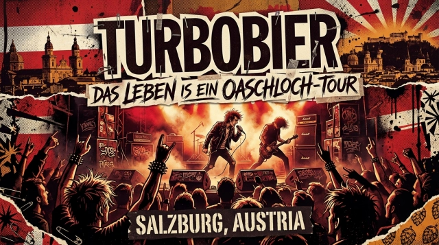 Turbobier Das Leben is ein Oaschloch Tour 2026: Live at Rockhouse Salzburg